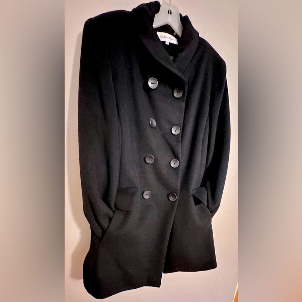 Calvin Klein Women’s Black Peacoat